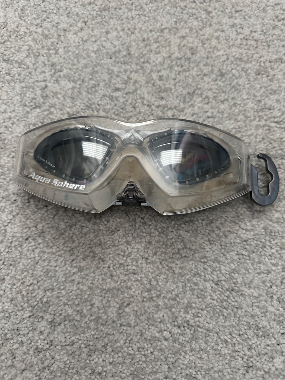 Aqua Sphere Clear/Smokey Lens Men's Swim Goggles